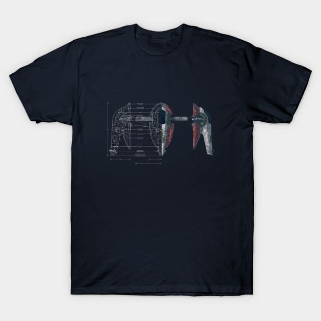 Slave I- Minimal T-Shirt by Tim Anderson